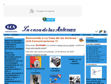 Tablet Screenshot of lcacomunicaciones.com.ar